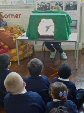 Shadow puppet storytelling